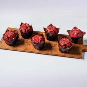 Red Velvet  Muffins Packed by 6